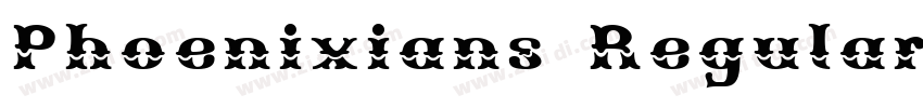 Phoenixians Regular字体转换